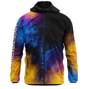 MOLDE DE COSTURA DIGITAL ROMPEVIENTO CORTAVIENTO PUBLICITARIO + MOCKUP GRATIS