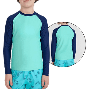 MOLDE CAMISETA PLAYERA MANGA LARGA RAGLAN ESTANDAR NIÑO