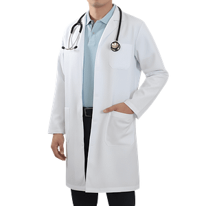 MOLDE DE COSTURA DIGITAL BATA MEDICO DOCTOR LABORATORIO