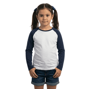 MOLDE DE COSTURA DIGITAL RAGLAN NIÑA + MANGA LARGA CORTA + CUELLO V