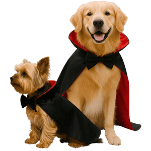 MOLDE DE COSTURA CAPA DRÁCULA DISFRÁZ DE PERRO