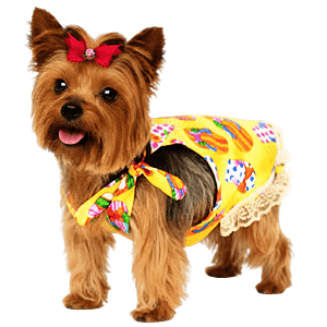 MOLDE DE COSTURA VESTIDO DE PRIMAVERA MASCOTA