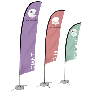 PLANTILLA BANDEROLA BANDERINES SURF