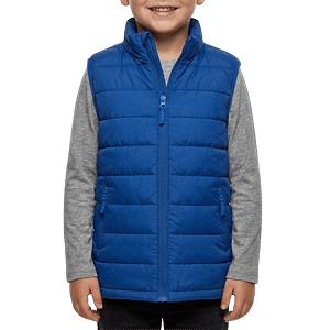 MOLDE DE COSTURA DIGITAL CHALECO ACOLCHADO SIN MANGAS NIÑO