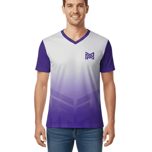 MOLDE CAMISETA PLAYERA MANGA CORTA CUELLO EN V PUBLICITARIA CABALLERO