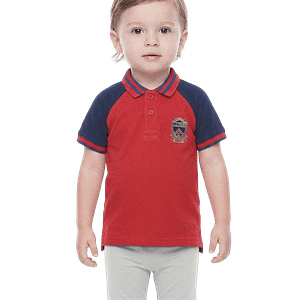 MOLDE DE COSTURA DIGITAL CHEMISSE POLO BEBE RAGLAN