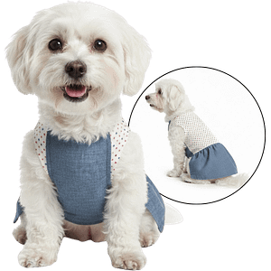 MOLDE DE COSTURA VESTIDO VERANO PARA PERROS