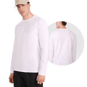 MOLDE CAMISETA PLAYERA ESTANDAR MANGA LARGA CABALLERO