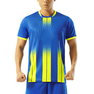 MOLDE DE COSTURA DIGITAL CAMISETA FUTBOL CON CUELLO 2 PIEZAS MANGA LARGA Y CORTA NIÑO