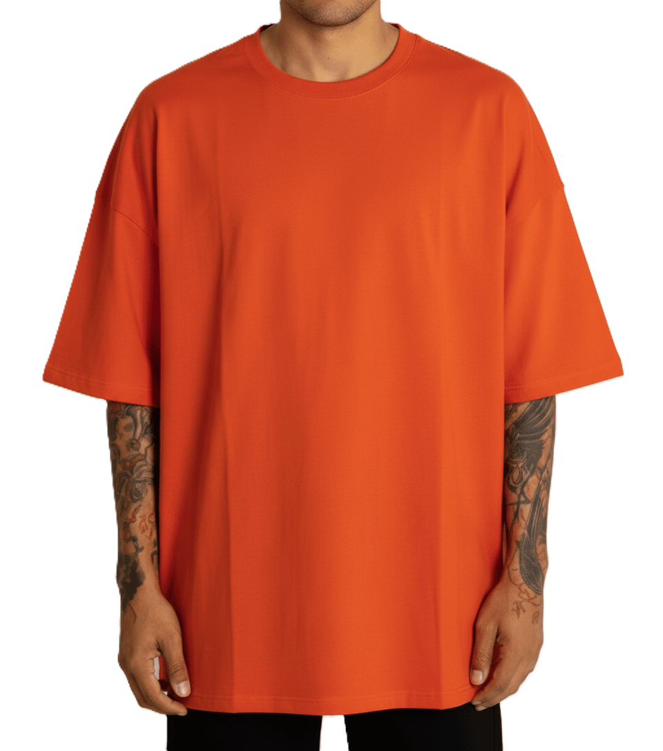 MOLDE DE COSTURA DIGITAL FRANELA PLAYERA OVERSIZE CABALLERO